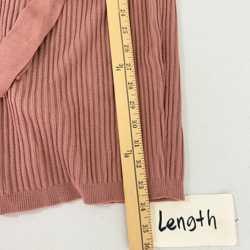 Fashion Nova Sweater Dress Womens Small Just Between Us Ribbed Mauve - Picture 11 of 12